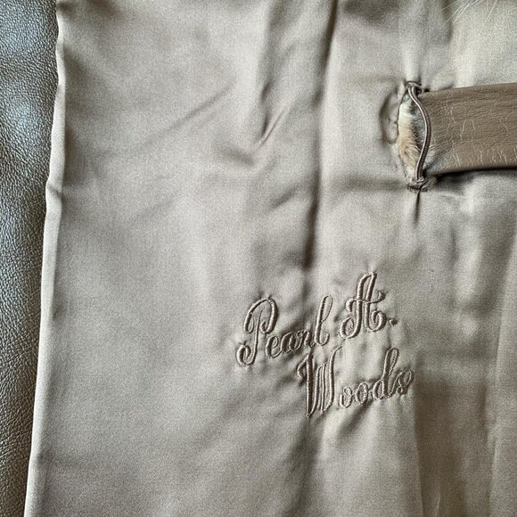 Vintage Brown Fox Fur Belted Jacket with Luxe Oversized Collar - Picture 6 of 8